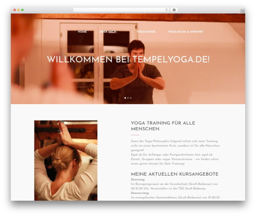 Event list calendar WordPress plugin - tempelyoga.de