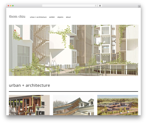 WordPress theme FlatFolio - thomchiu.com