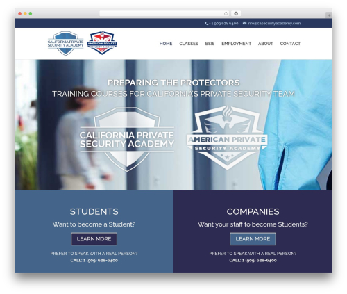 customTheme WP theme - casecurityacademy.com