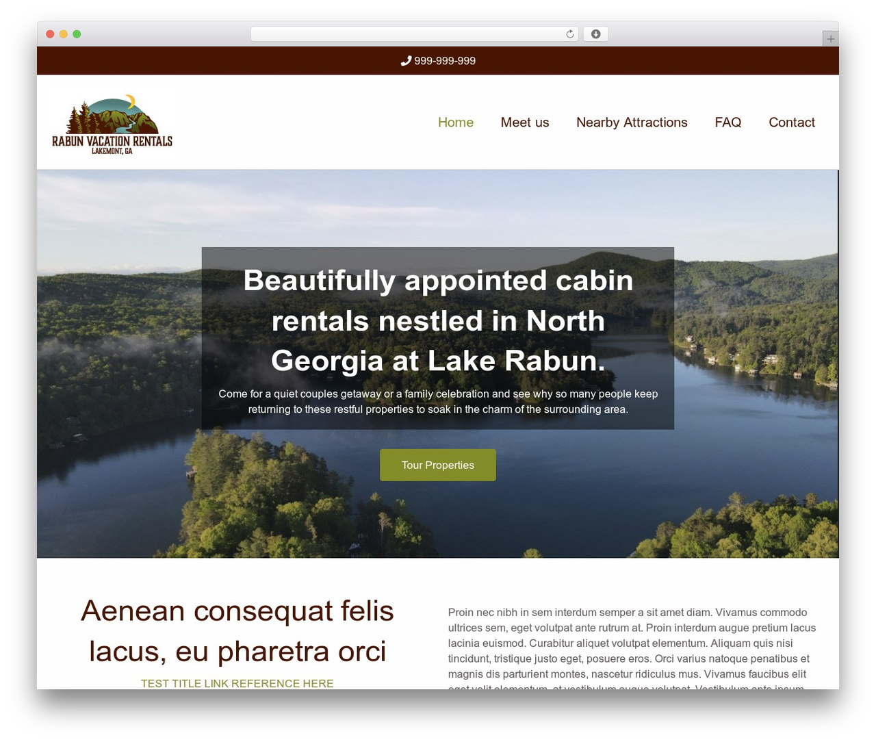 Default Theme theme WordPress - rabunvacationrentals.com
