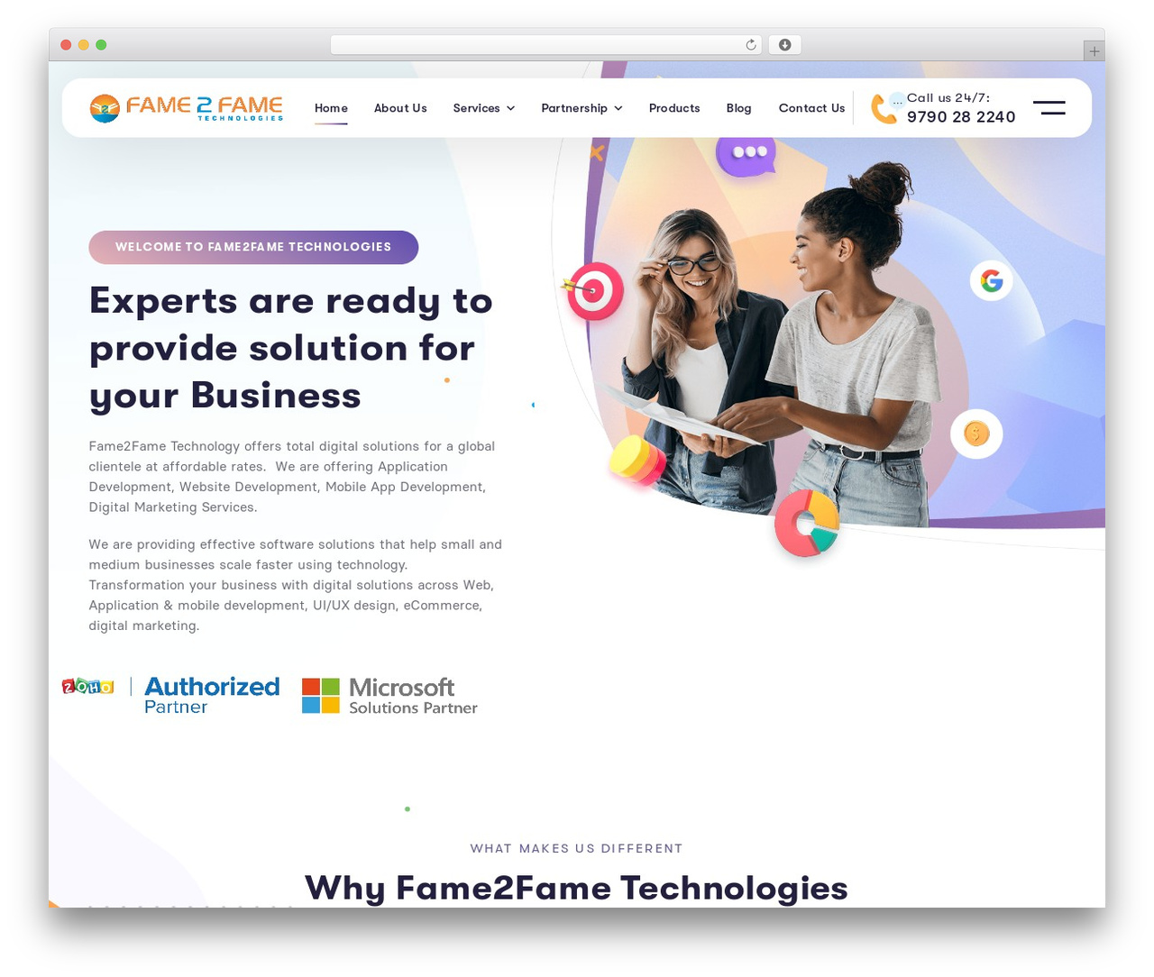 Salepush theme WordPress - fame2fame.com
