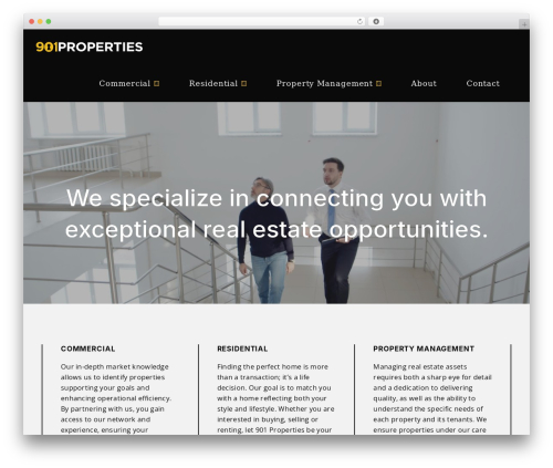 Theme WordPress Create - 901properties.com