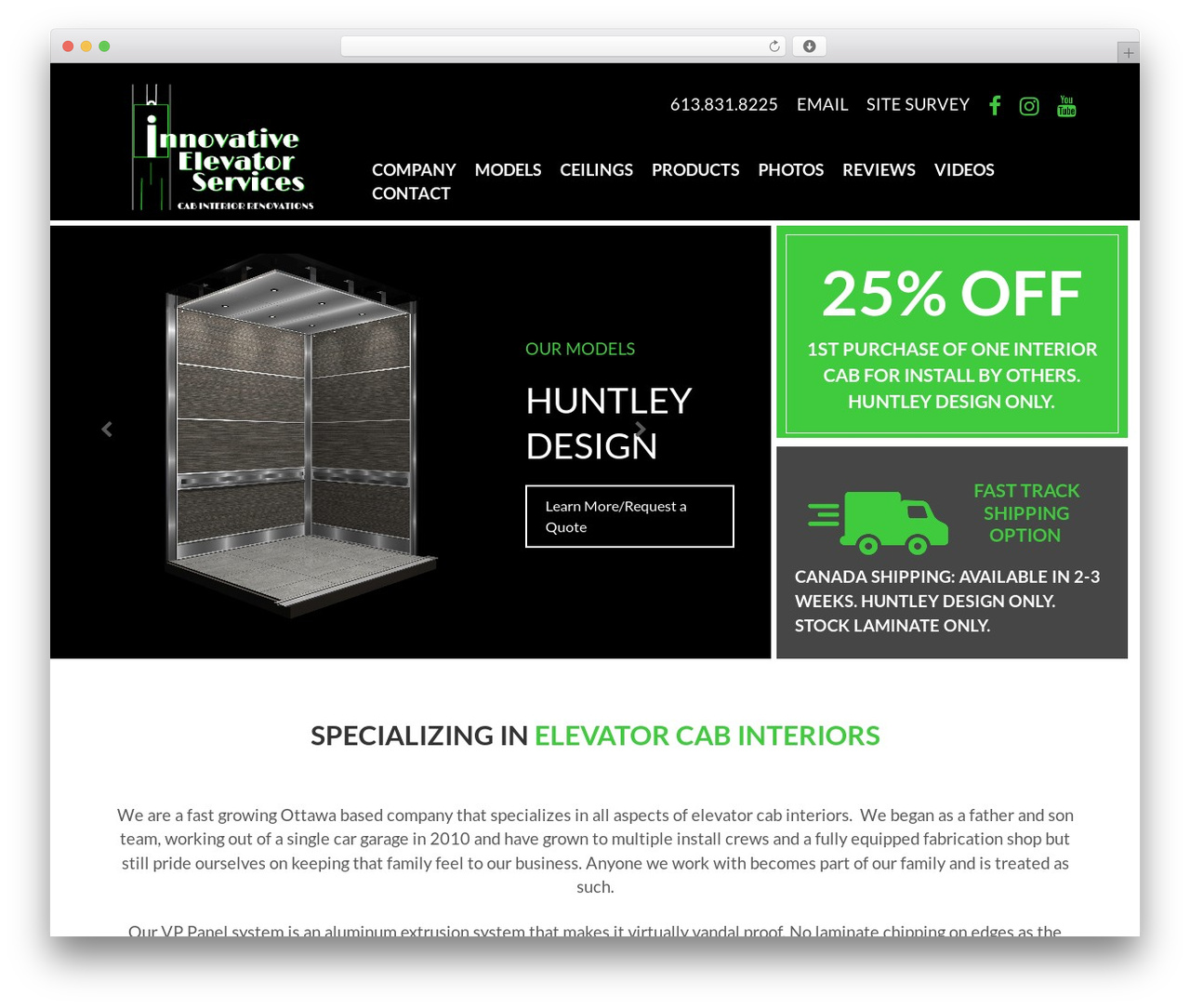 Theme WordPress Force Five - innovative-elevator.com