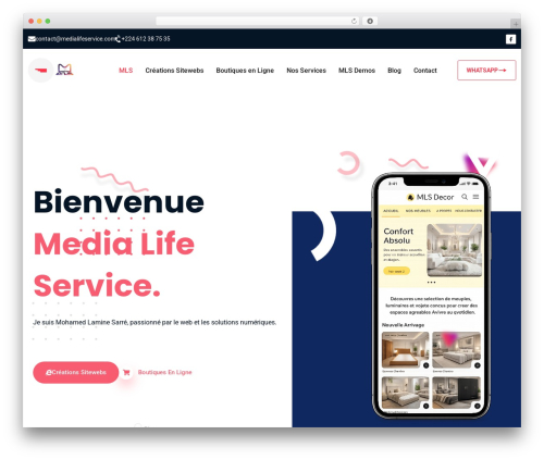 Daisy WordPress theme - medialifeservice.com