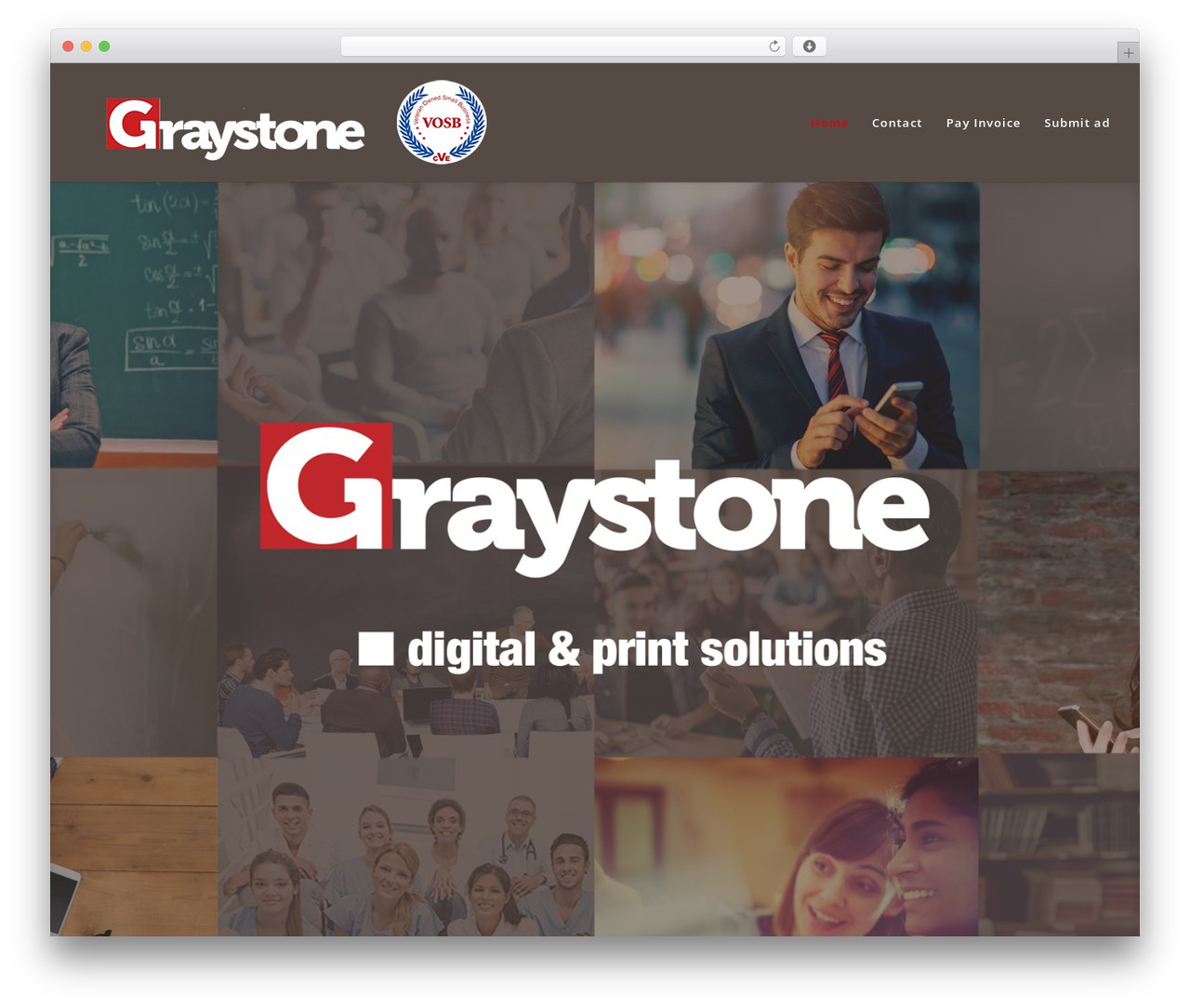 Divi WordPress theme - graystoneadv.com