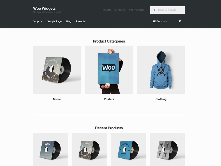 Storefront WordPress store theme