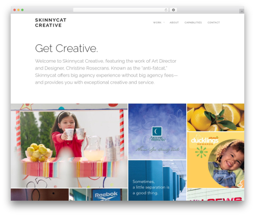 Theme WordPress GridStack - skinnycatcreative.com