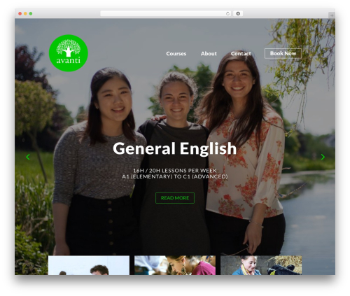 Theme WordPress Divi - avantilanguage.com