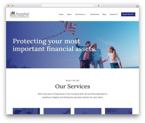 Theme WordPress Divi - personalizedinsurancesolutions.com
