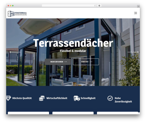 Windazo theme WordPress - fensterbau-niederrhein.de