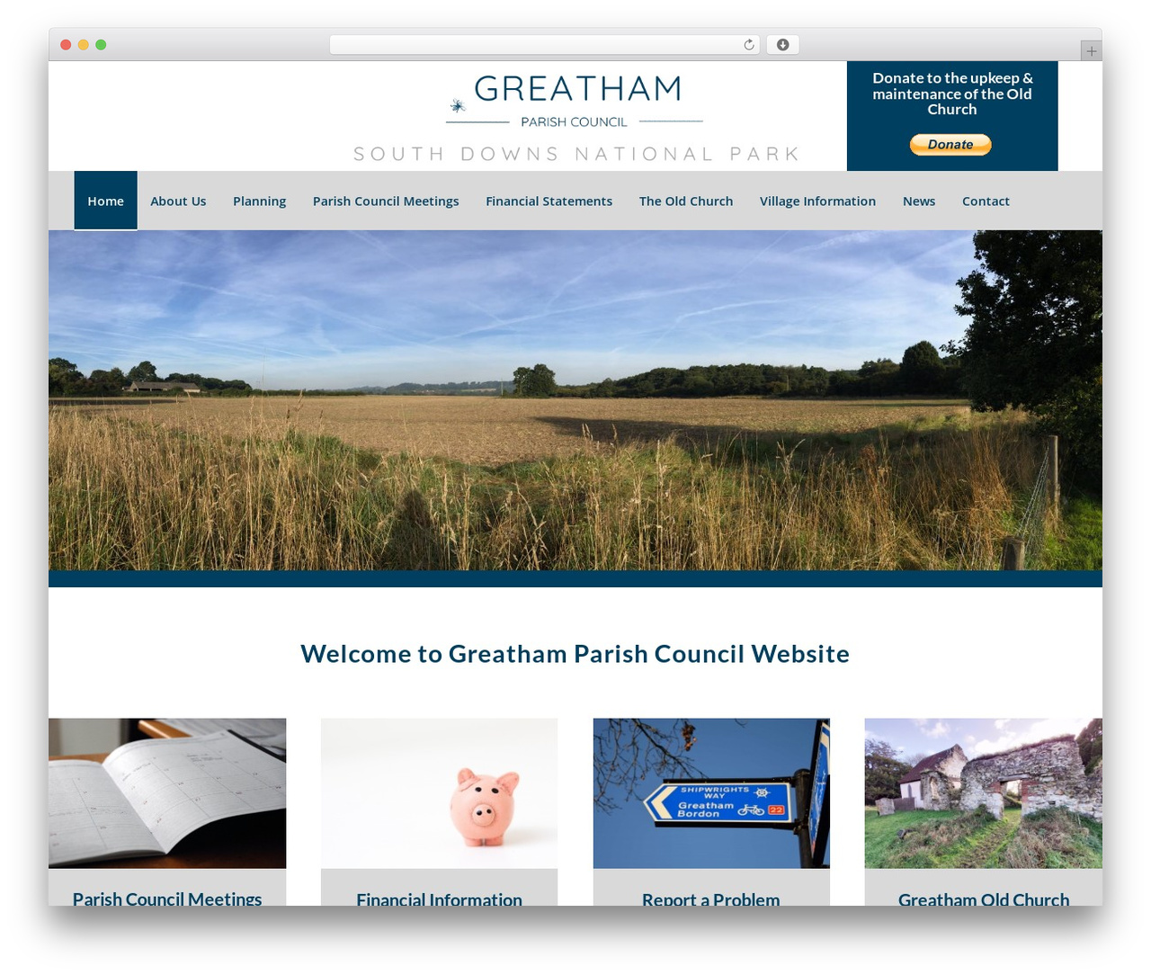 WordPress theme Theme - greatham-hants.org.uk