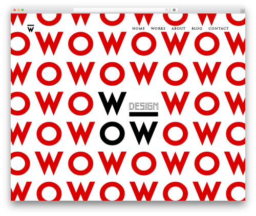 WOW WordPress theme - de5ign-wow.com
