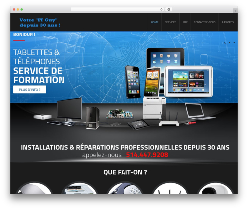 compRepair theme WordPress - urgencetechno.com