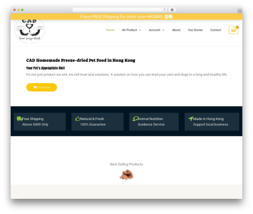 Fish and ships pro WordPress plugin - cadfreezedried.com