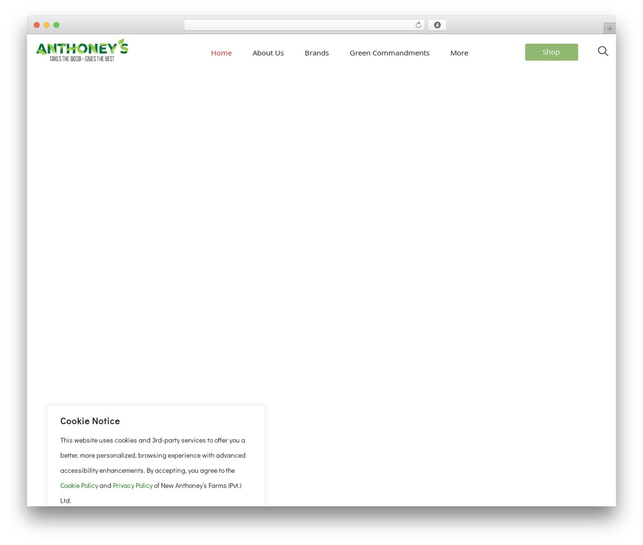 Carneshop WordPress theme - www.anthoneys.com