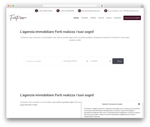 Divi theme WordPress - immobiliareforti.it