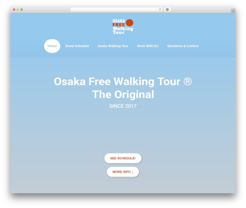 GeneratePress WordPress theme - osakafreewalkingtour.com
