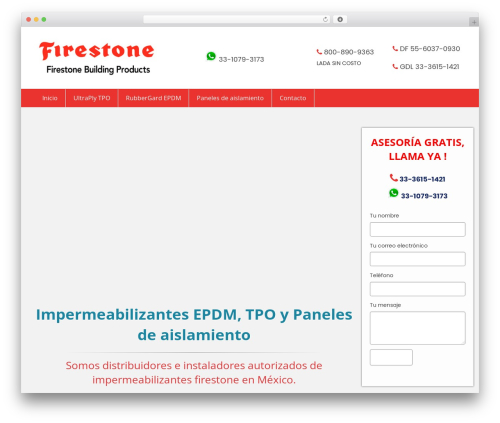 Id_whatsappchat WordPress plugin - impermeabilizantesfirestone.com