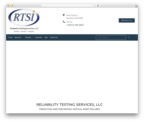 Theme WordPress Irozo - reliability-testing.com