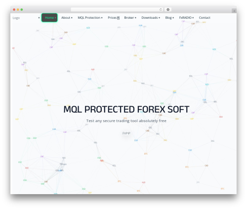 WordPress theme Bitrader - fxpip.one