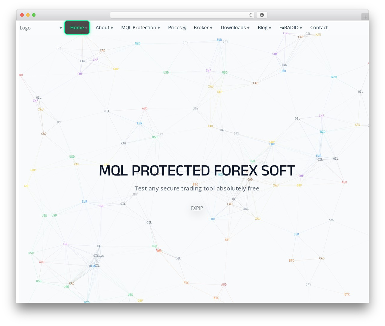 WordPress theme Bitrader Child - fxpip.one