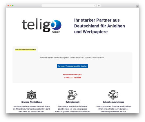 WP theme Noto Simple - teligo.de