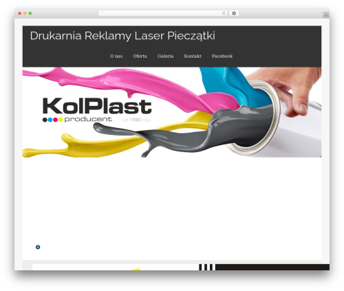 Asteria Lite WordPress theme design - kolplast-zambrow.pl