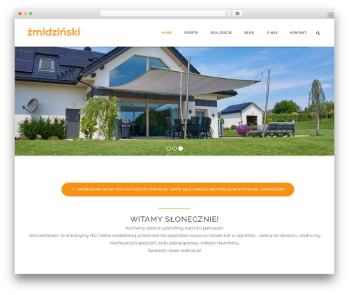 Best WordPress theme Aperio - zmidzinski.com