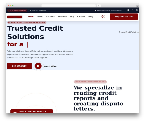 Conbix WordPress theme - credprofessionals.com