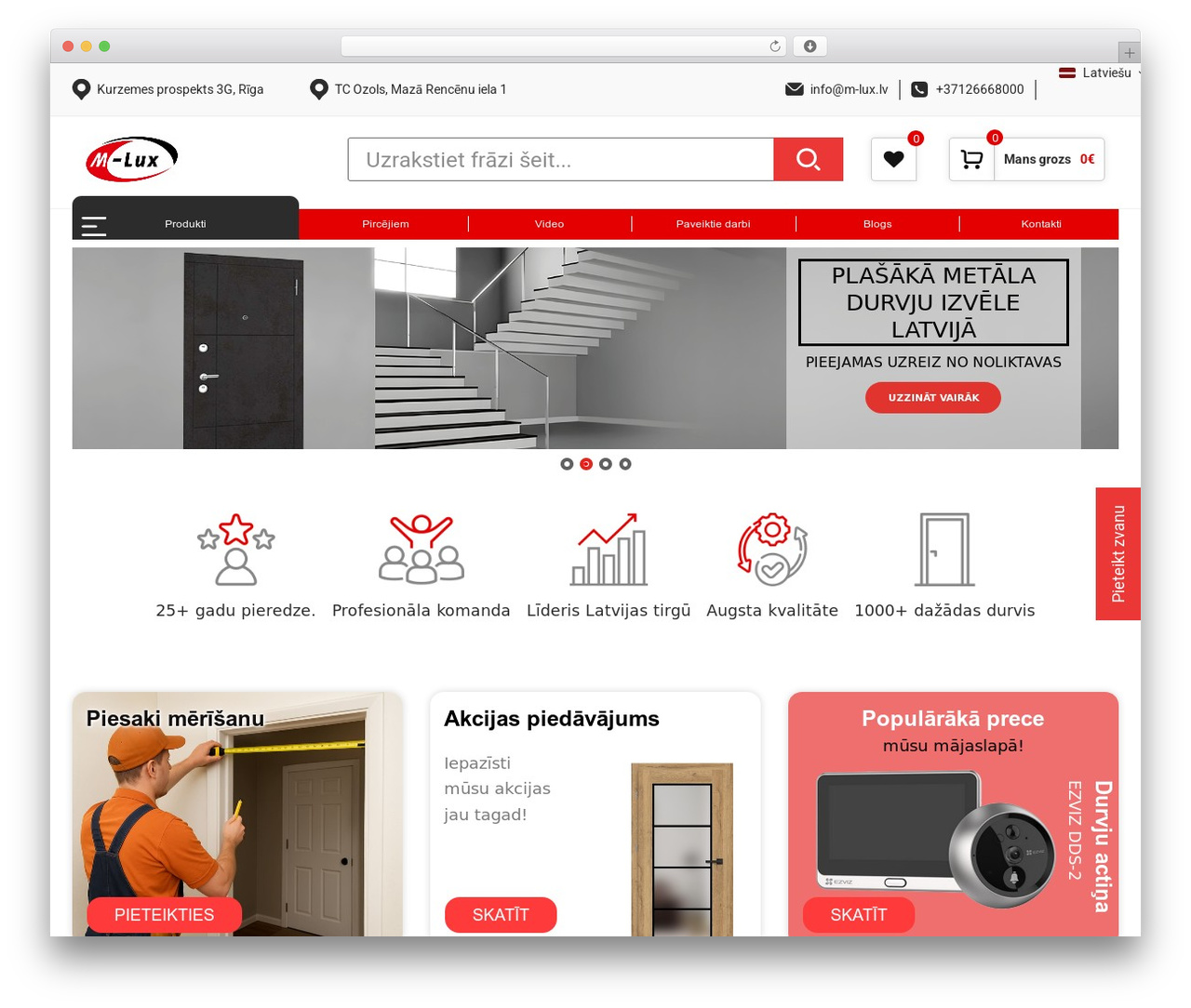 Constructo WordPress theme - m-lux.lv