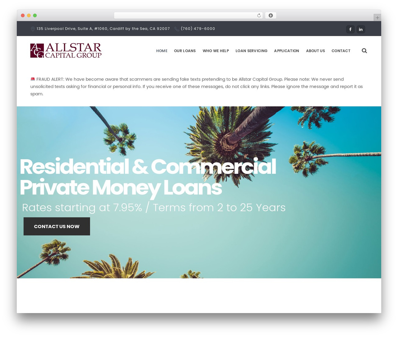 EasyWeb WordPress theme - allstarcapitalgroup.com