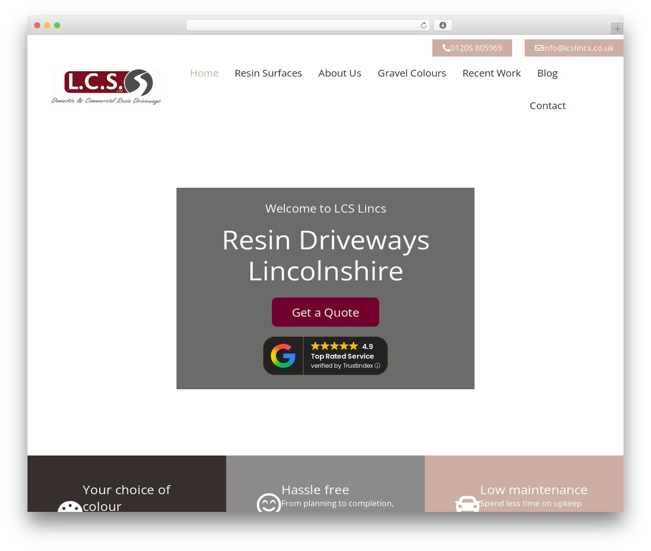 Hello Elementor WordPress theme - lcslincs.co.uk