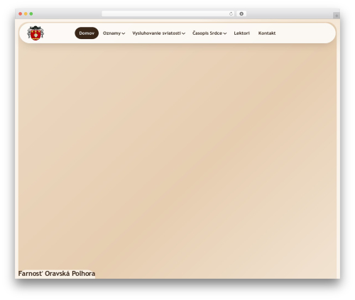 Moja téma WordPress theme - farnostopolhora.sk