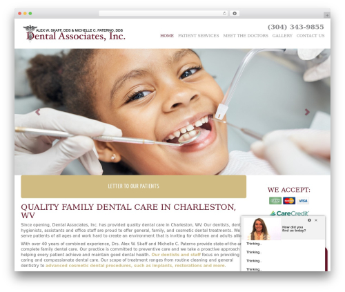 Next Foundations WordPress website theme - skaffandpaternodental.com
