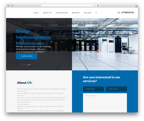 WP theme ElectroServ - eseltd.uk
