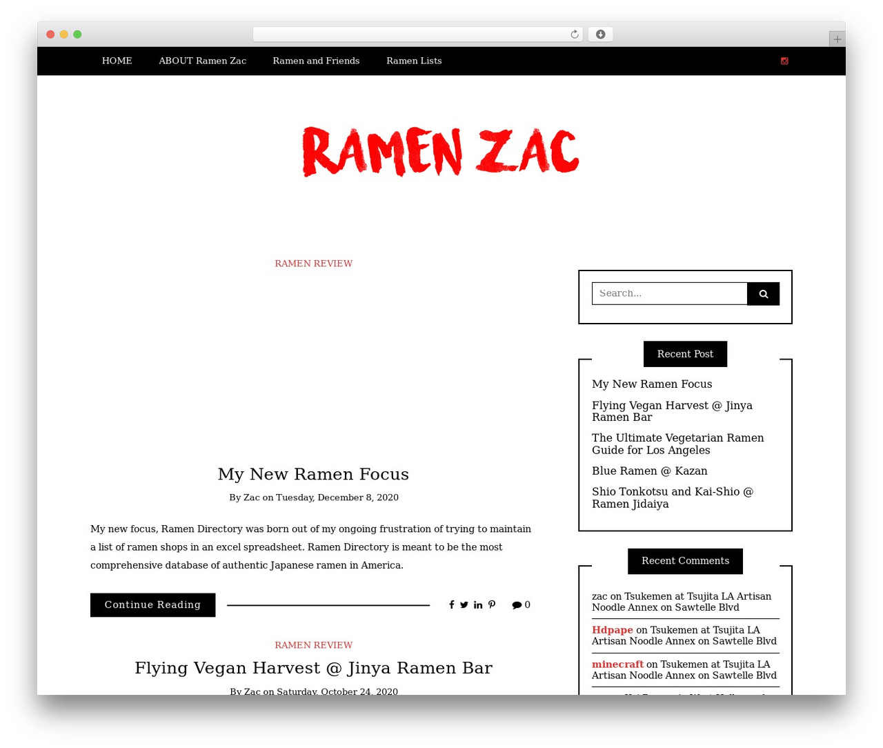 Writee theme WordPress - ramenzac.com