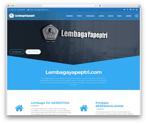 Compro top WordPress theme - lembagayapeptri.com