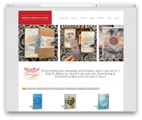 Filtered WordPress theme - michellefarinelladesign.com