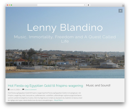 Flat Bootstrap WordPress theme - lennyblandino.com Flat Bootstrap WordPress theme - lennyblandino.com