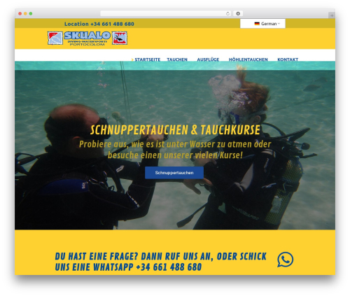 Klippe WordPress theme - skualo-portocolom.com