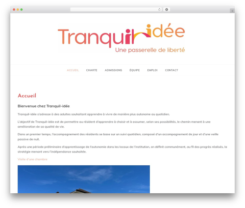 Prefer top WordPress theme - tranquil-idee.ch