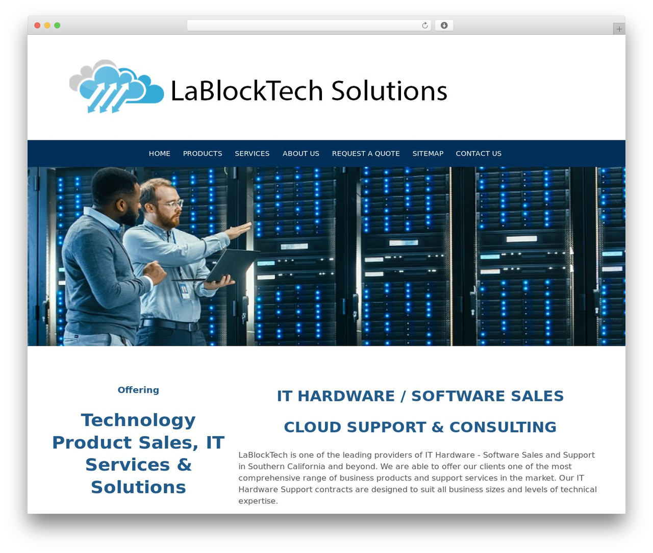 Responsive WordPress store theme - lablocktech.com