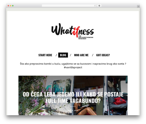 Theme WordPress Om - whatifness.com