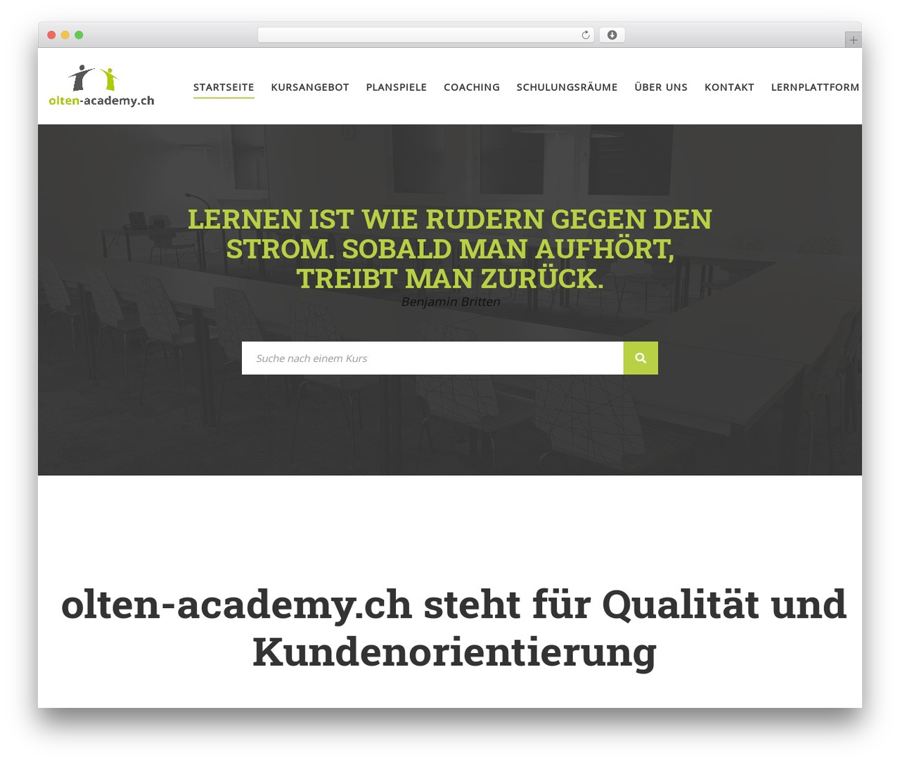 Theme WordPress Eduma - olten-academy.ch
