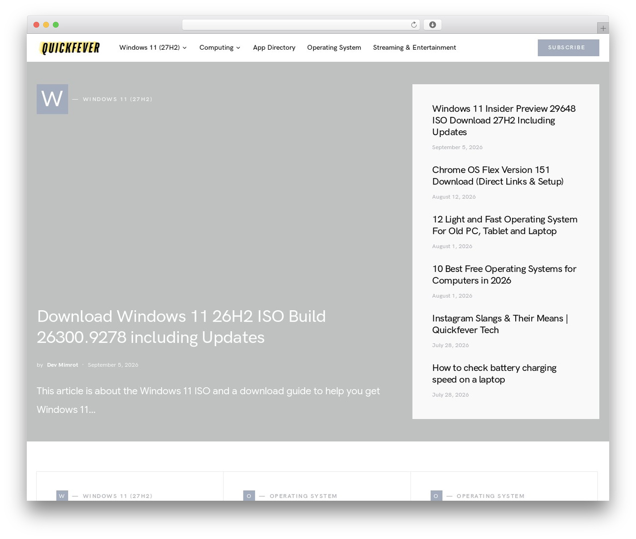Theme WordPress Squaretype - quickfever.com