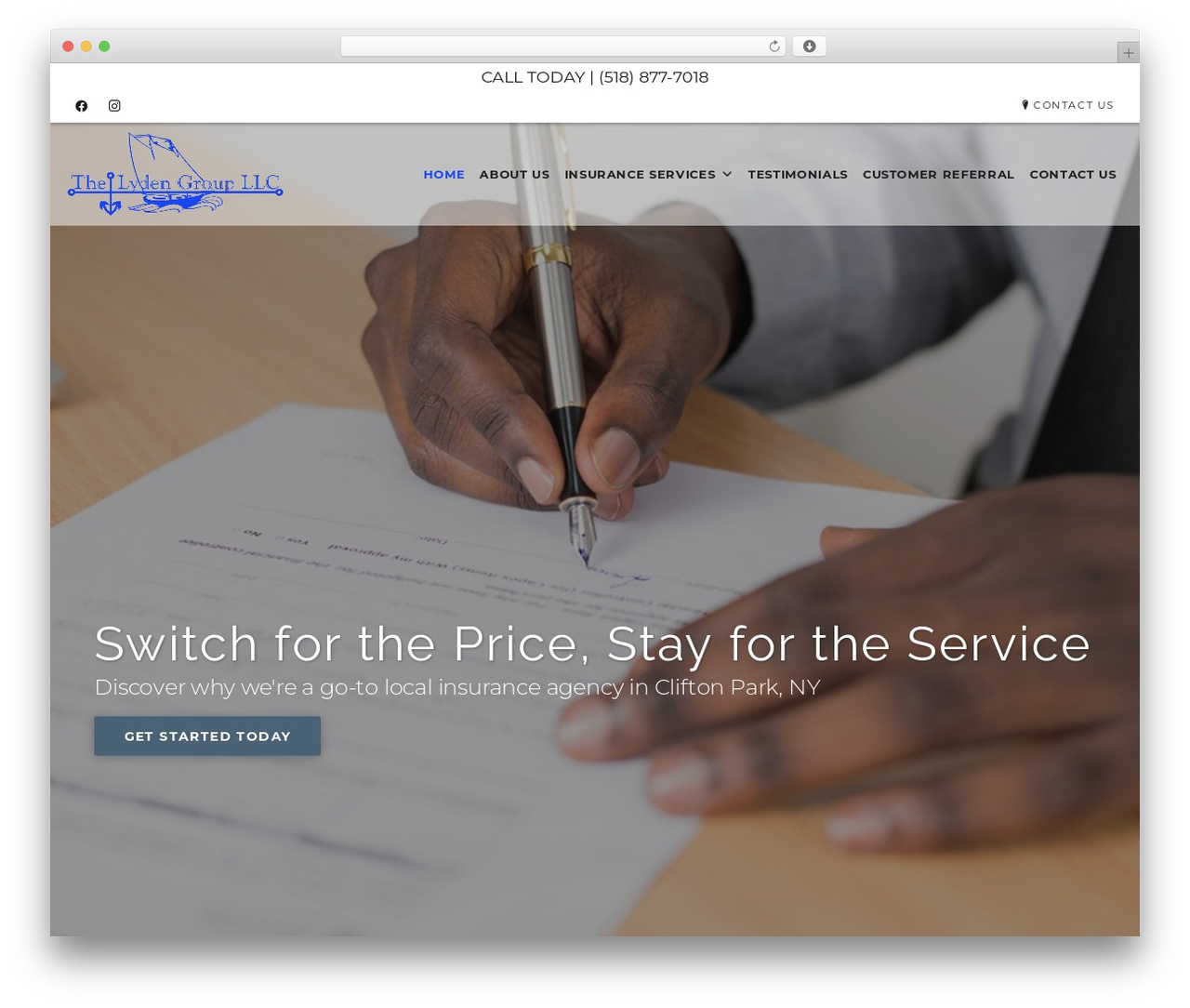 WordPress theme Beacon Theme - lydengroup.com