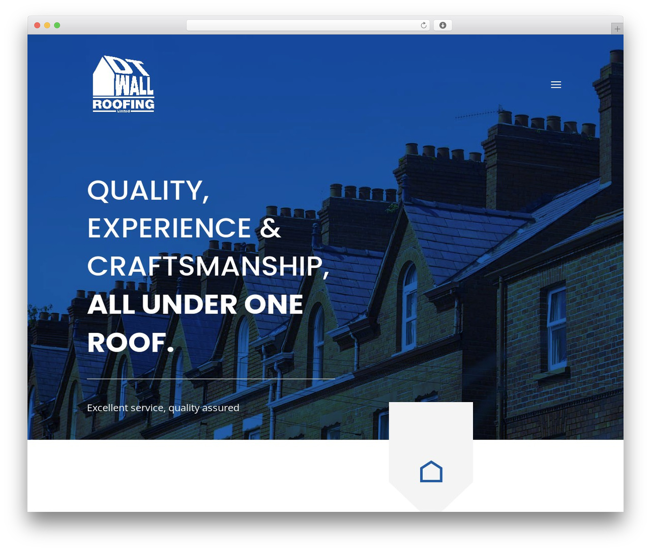WordPress theme Divi - dtwallroofing.co.uk