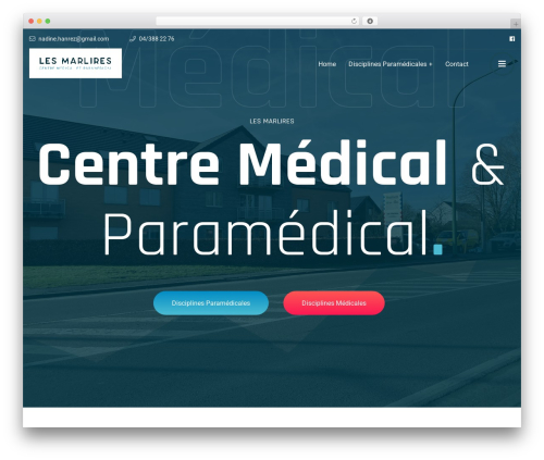WordPress theme Medinet - lesmarlires.be