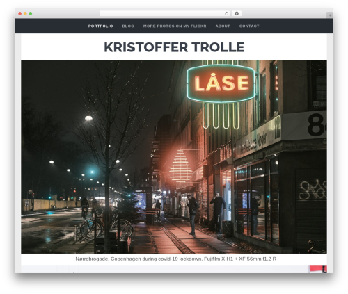 WordPress theme Pocket - www.kristoffertrolle.com