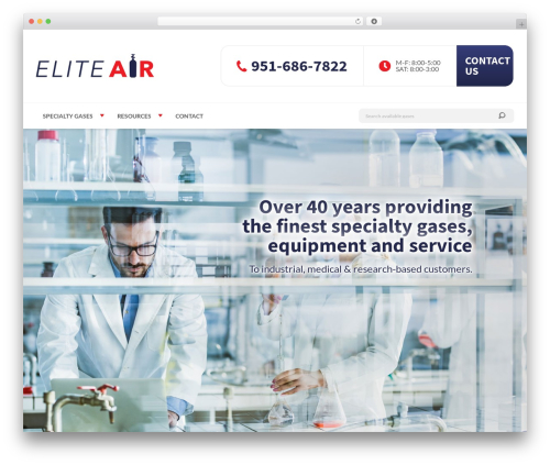 Divi theme WordPress - eliteairgas.com